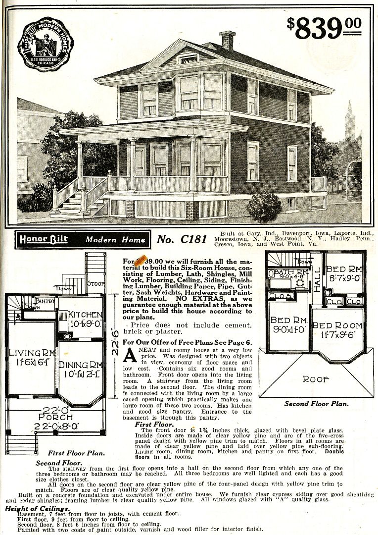 The Kit Homes of Raleigh, NC Sears Modern Homes